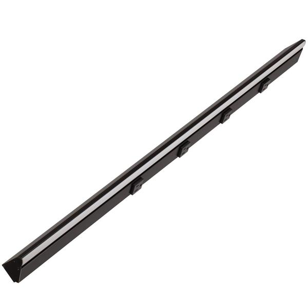 36.5" 16.5 watt 120 volt Tunable Black Remote Power Series LED Lighted Power Strip